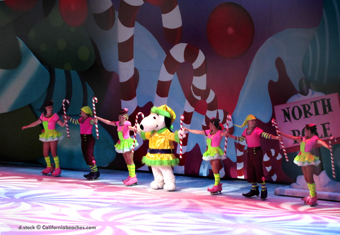 snoopy on ice